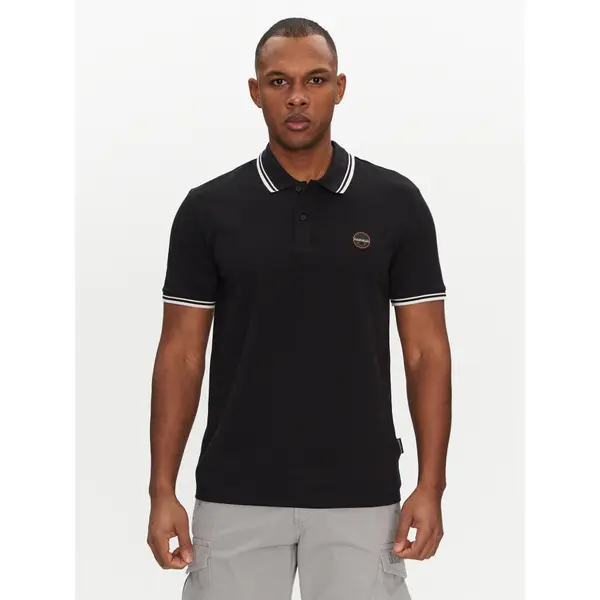 Napapijri Napapijri Polo E-Macas NP0A4ID59411 Crna Regular Fit