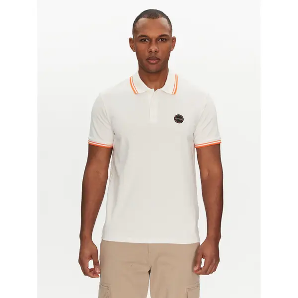 Napapijri Napapijri Polo E-Macas NP0A4ID5N1A1 Bijela Regular Fit