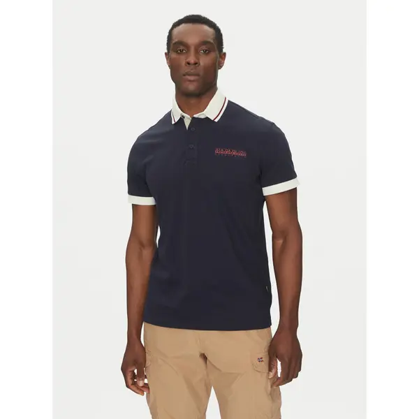Napapijri Napapijri Polo E-Zeri NP0A4ID4 Tamnoplava Regular Fit