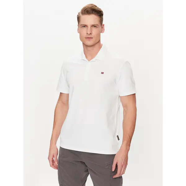 Napapijri Napapijri Polo Ealis NP0A4H8B Bijela Regular Fit