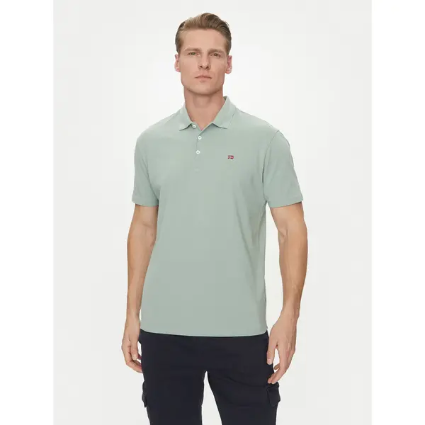 Napapijri Napapijri Polo Ealis NP0A4H8B Zelena Regular Fit