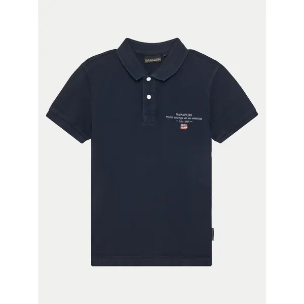 Napapijri Napapijri Polo Elbas 5 NP0A4G4N1761 D Tamnoplava Regular Fit