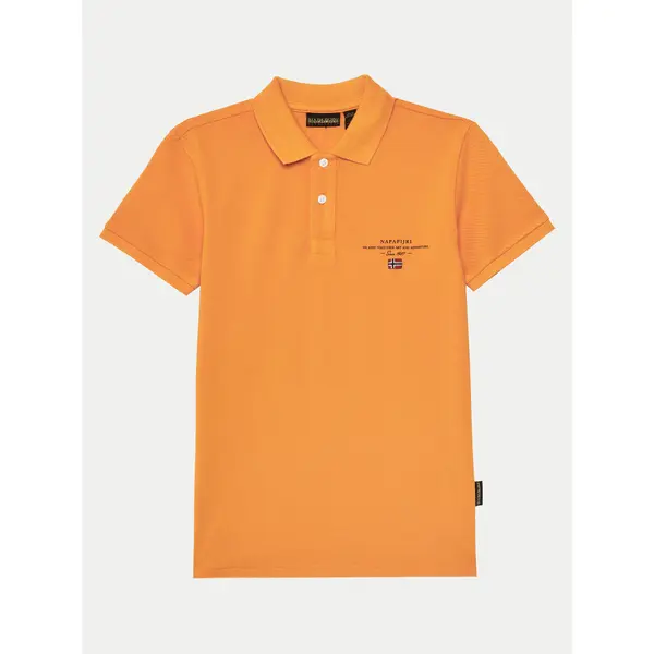 Napapijri Napapijri Polo Elbas 5 NP0A4G4NA701 S Narančasta Regular Fit