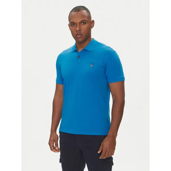 Napapijri Napapijri Polo Elbas NP0A4GB4 Plava Regular Fit