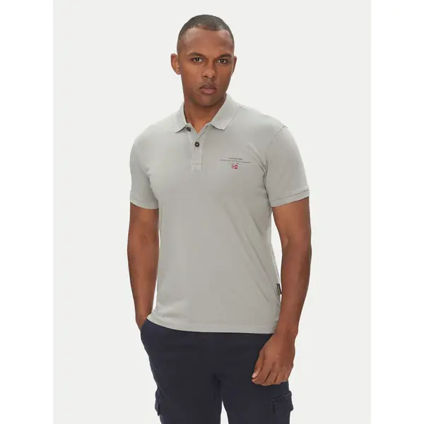 Napapijri Napapijri Polo Elbas NP0A4GB4 Siva Regular Fit