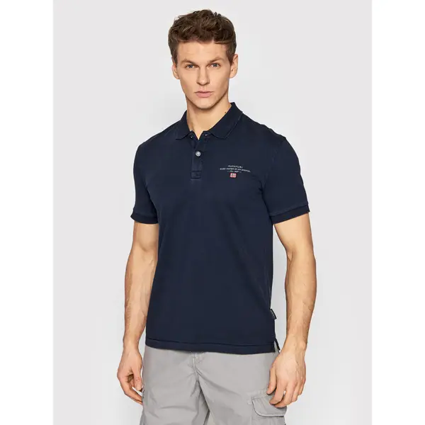Napapijri Napapijri Polo Elbas NP0A4GB4 Tamnoplava Regular Fit