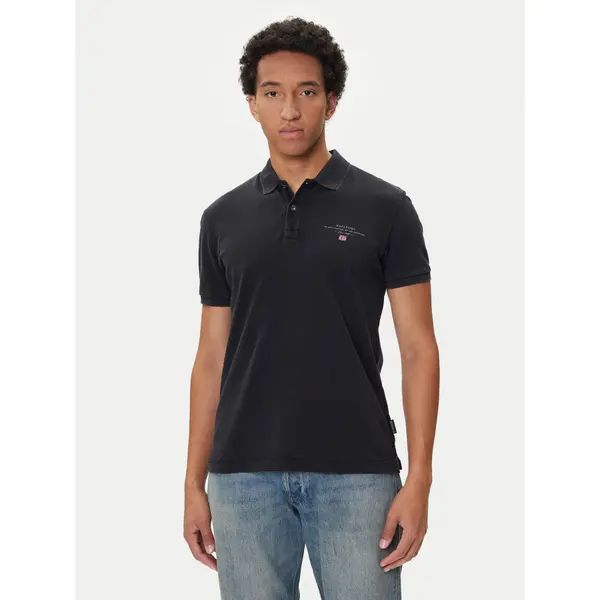 Napapijri Napapijri Polo Elbas NP0A4GDL Crna Regular Fit