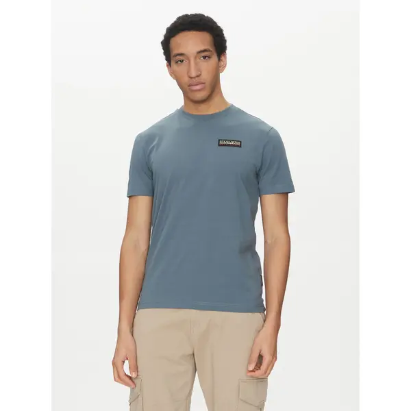 Napapijri Napapijri T-shirt Iaato NP0A4HFZ Plava Regular Fit
