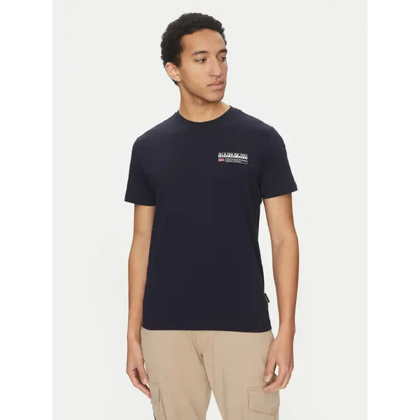 Napapijri Napapijri T-shirt Kasba NP0A4HQQ Tamnoplava Regular Fit