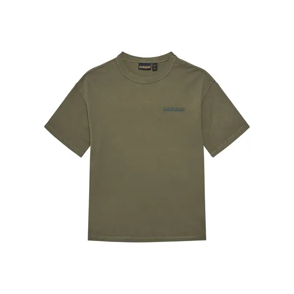 Napapijri Napapijri T-shirt S-Ahr NP0A88ZO D Zelena Regular Fit
