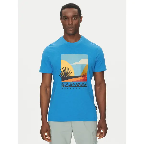 Napapijri Napapijri T-shirt S-Arbia NP0A4IE3 Plava Regular Fit