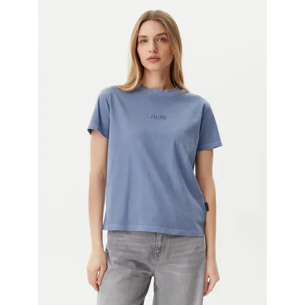 Napapijri Napapijri T-shirt S-Azure NP0A4IG3 Plava Regular Fit