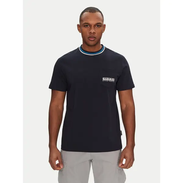 Napapijri Napapijri T-shirt S-Murlo NP0A4IEJ1761 Tamnoplava Regular Fit