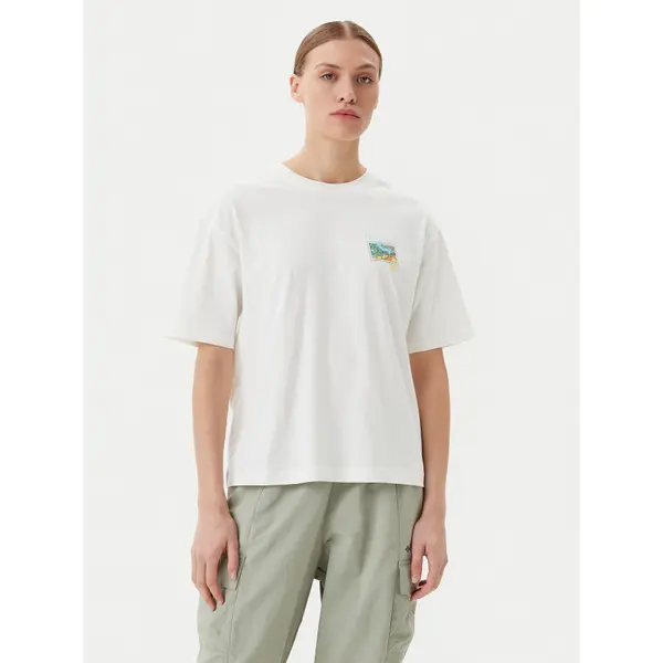 Napapijri Napapijri T-shirt S-Nice NP0A4IG4 Écru Regular Fit