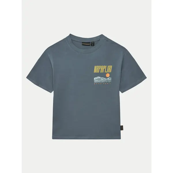 Napapijri Napapijri T-shirt S-Sella NP0A4IGX D Plava Regular Fit