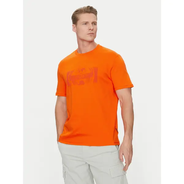 Napapijri Napapijri T-shirt S-Vanni NP0A4IEA Narančasta Regular Fit
