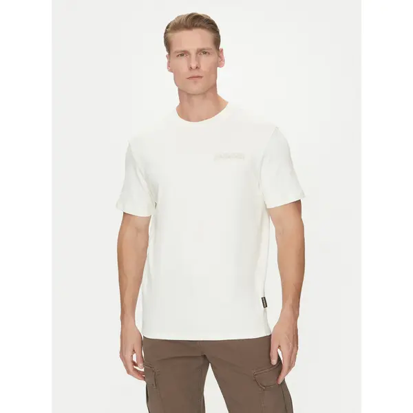 Napapijri Napapijri T-shirt S-Vanni NP0A4IED Bijela Regular Fit