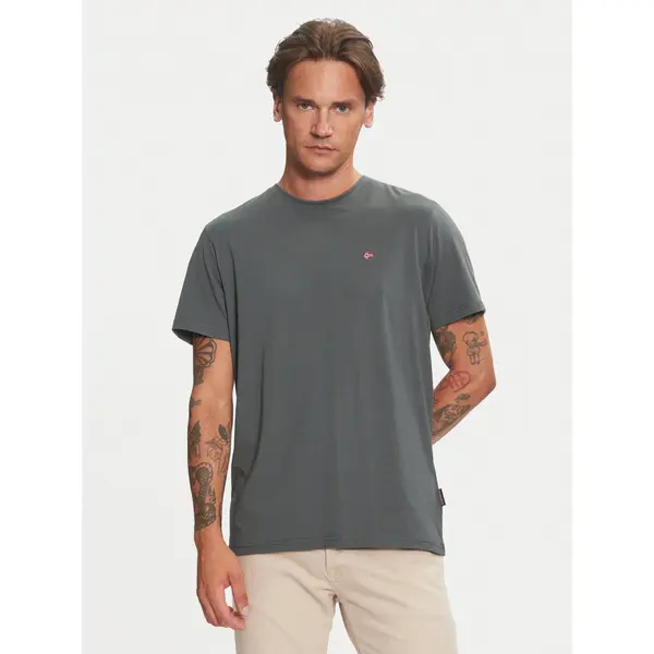 Napapijri Napapijri T-shirt Salis NP0A4H8D Zelena Regular Fit