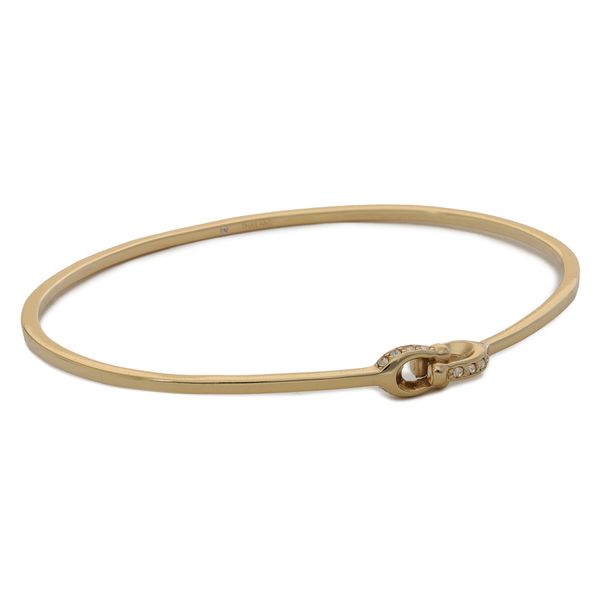 Coach Narukvica Coach Interlock Pave C Bangle Bracelet 37440615GLD710 Zlatna