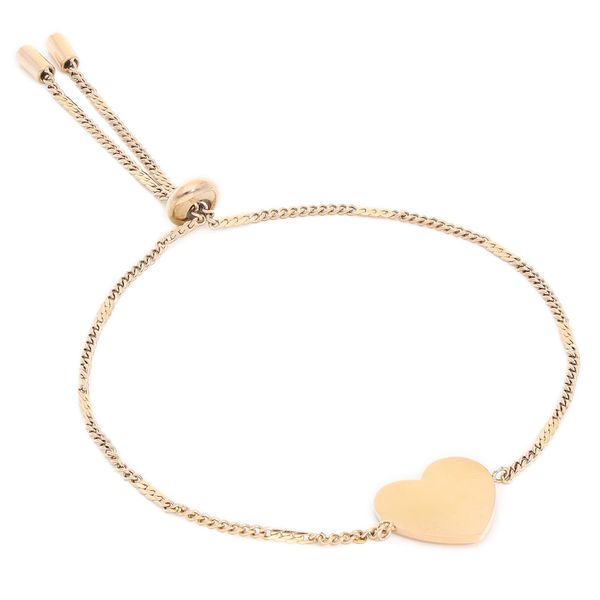 Fossil Narukvica Fossil Engraveables JF02965791 Zlatna