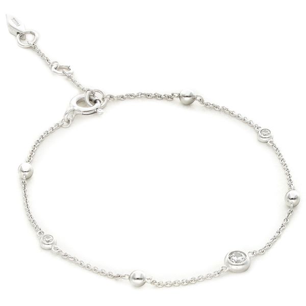 Fossil Narukvica Fossil Glitz By The Yard JFS00452040 Srebrna