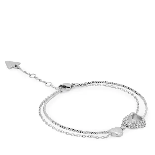 Guess Narukvica Guess JUBB05 027JW Srebrna