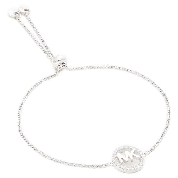 Michael Kors Narukvica Michael Kors Logo Circle Slider MKC1246AN040 Srebrna