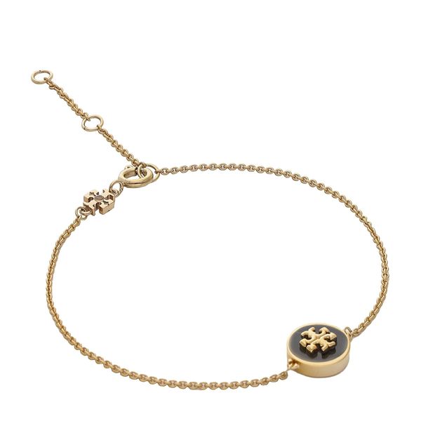 Tory Burch Narukvica Tory Burch Kira Enamel Chain Bracelet 90284 Tory Gold/Black720
