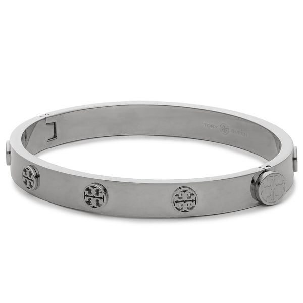 Tory Burch Narukvica Tory Burch Miller Stud Hinge 78420 Tory Silver 022