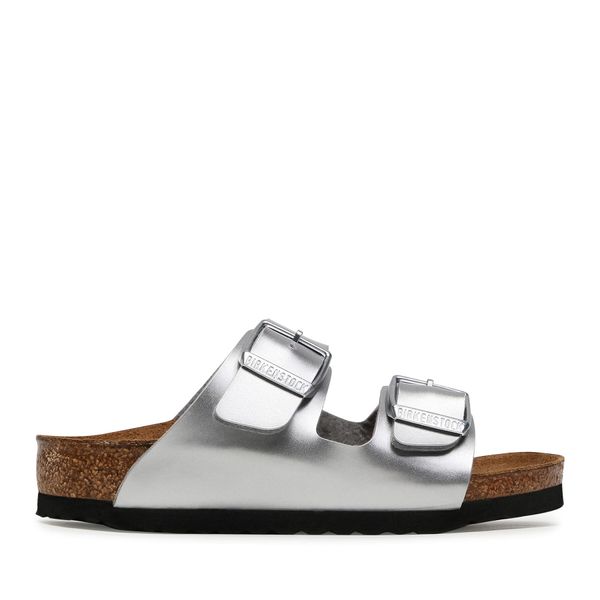 Birkenstock Natikače Birkenstock Arizona Kids 1019400 Electric Metallic Silver