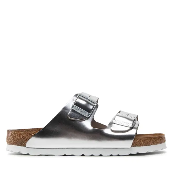 Birkenstock Natikače Birkenstock Arizona Metallic 1005961 Srebrna