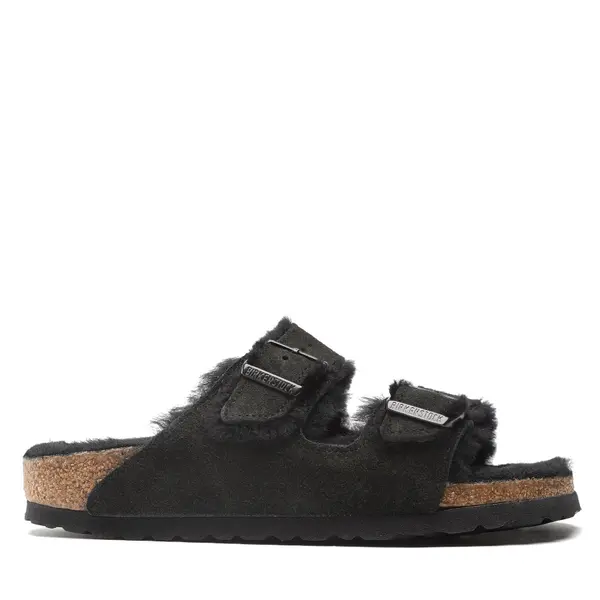 Birkenstock Natikače Birkenstock Arizona Shearling 0752663 Crna