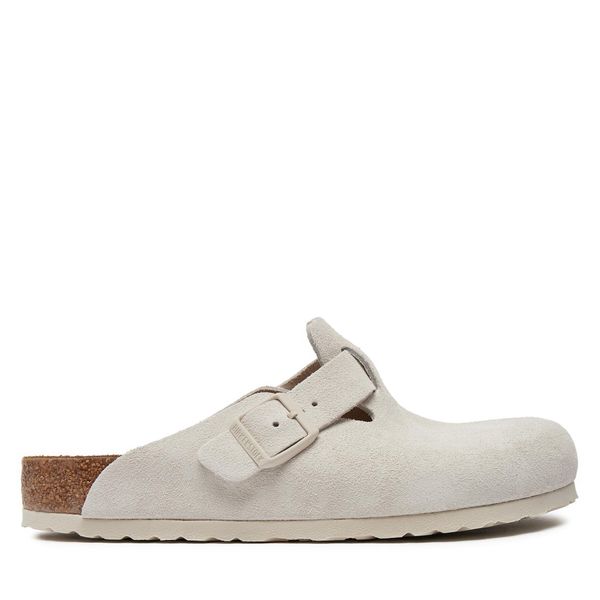 Birkenstock Natikače Birkenstock Boston 1024731 Modern Suede Antique White