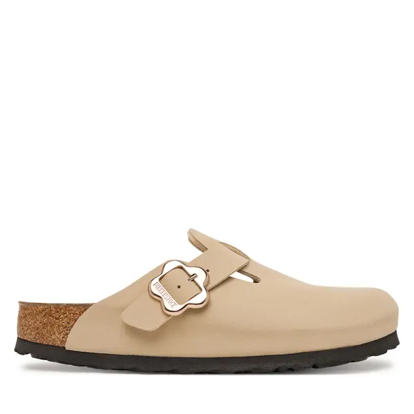 Birkenstock Natikače Birkenstock Boston Flower Buckle 1030630 D Bež