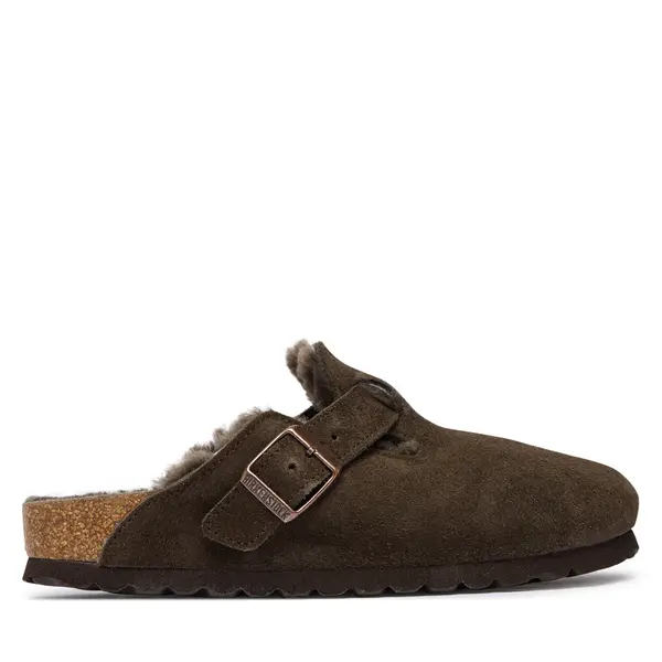 Birkenstock Natikače Birkenstock Boston Fur 1020529 Smeđa
