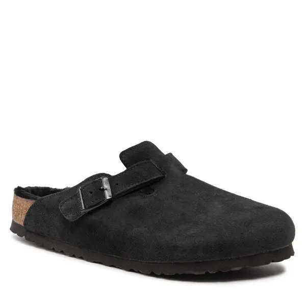Birkenstock Natikače Birkenstock Boston Vl/Sheraling 0259881 Crna