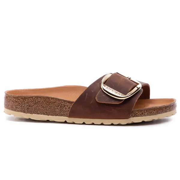 Birkenstock Natikače Birkenstock Madrid Big Buckle 1006525 Smeđa