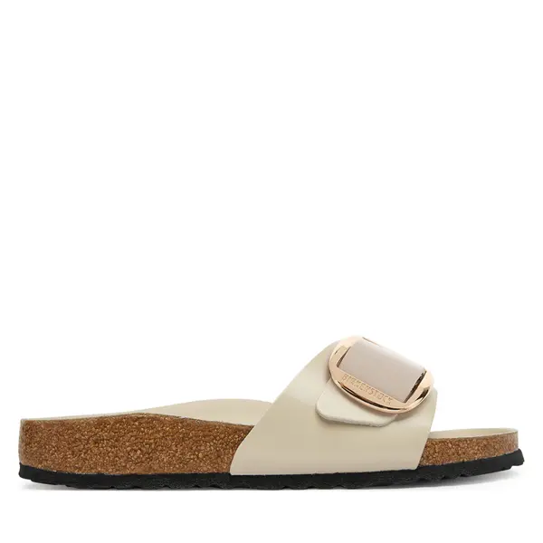 Birkenstock Natikače Birkenstock Madrid Big Buckle Hex 1031823 Écru
