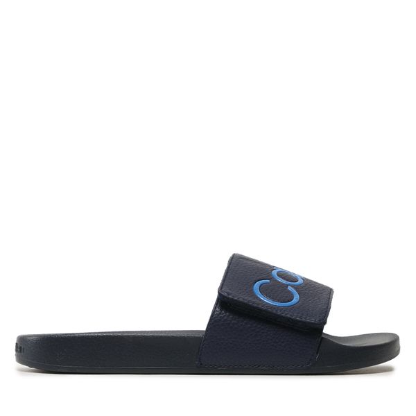 Calvin Klein Natikače Calvin Klein Adj Pool Slide Pu HM0HM00957 Ck Navy