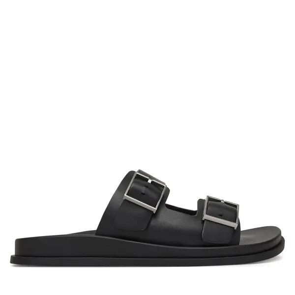 Calvin Klein Natikače Calvin Klein City Sandal Buckle Lth HW0HW02885 Crna