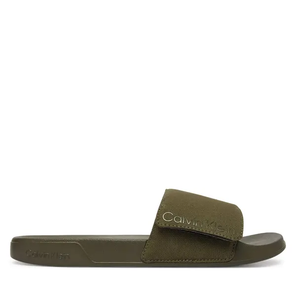 Calvin Klein Natikače Calvin Klein Ess Slide Adj Monobrand Cv HM0HM02115 Zelena