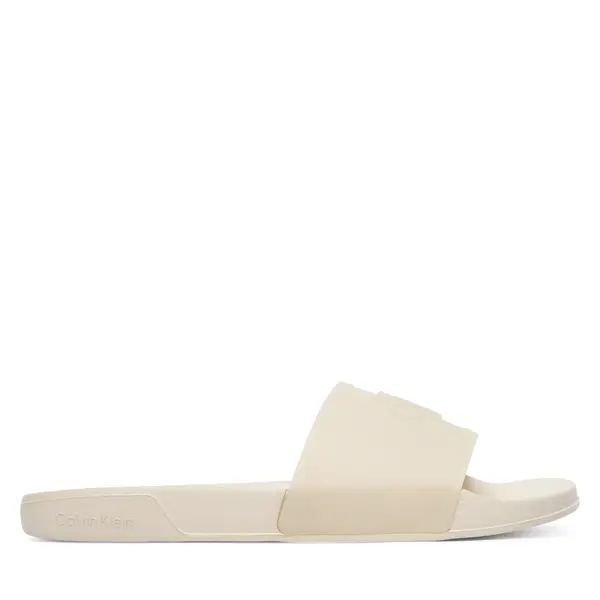 Calvin Klein Natikače Calvin Klein Ess Slide Tpu HW0HW02959 Krem