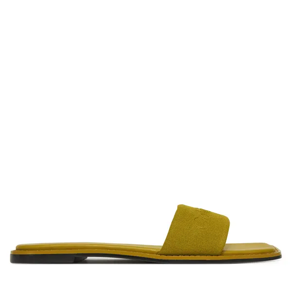 Calvin Klein Natikače Calvin Klein Flat Slide - He HW0HW02378 Zelena