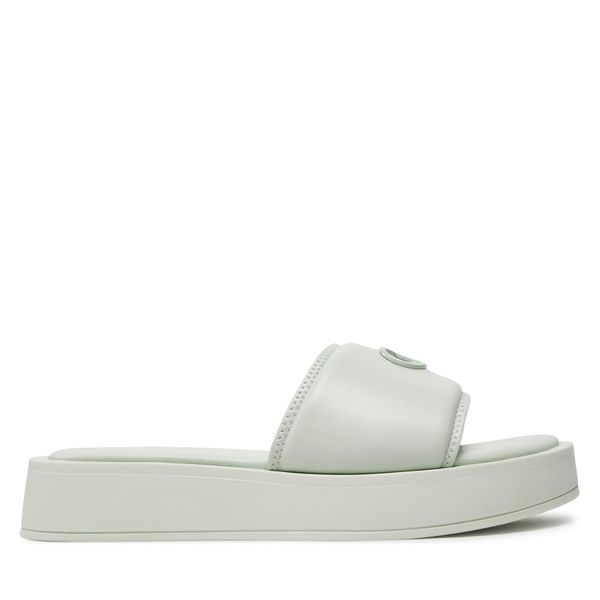 Calvin Klein Natikače Calvin Klein Flatform Slide Relock Lth HW0HW02049 Milky Green LIA