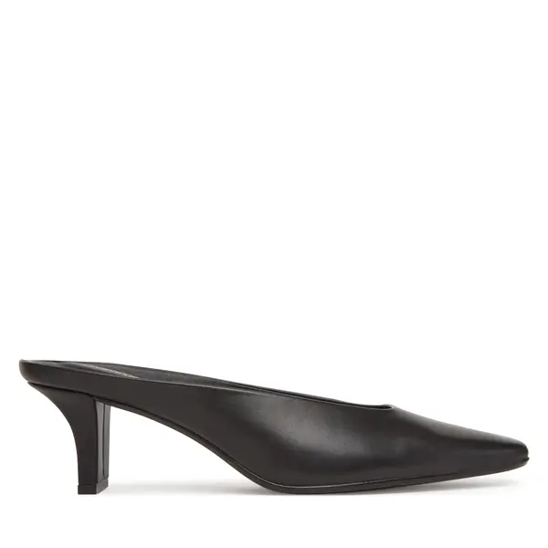 Calvin Klein Natikače Calvin Klein Heel Mule Pump 50 - Lth HW0HW02332 Crna