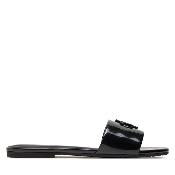 Calvin Klein Jeans Natikače Calvin Klein Jeans Flat Sandal Slide Mg Met YW0YW01348 Crna