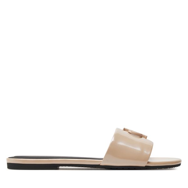 Calvin Klein Jeans Natikače Calvin Klein Jeans Flat Sandal Slide Mg Met YW0YW01348 Ružičasta