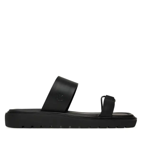 Calvin Klein Jeans Natikače Calvin Klein Jeans Rope Sandal Soft Lth Mg YW0YW01864 Crna