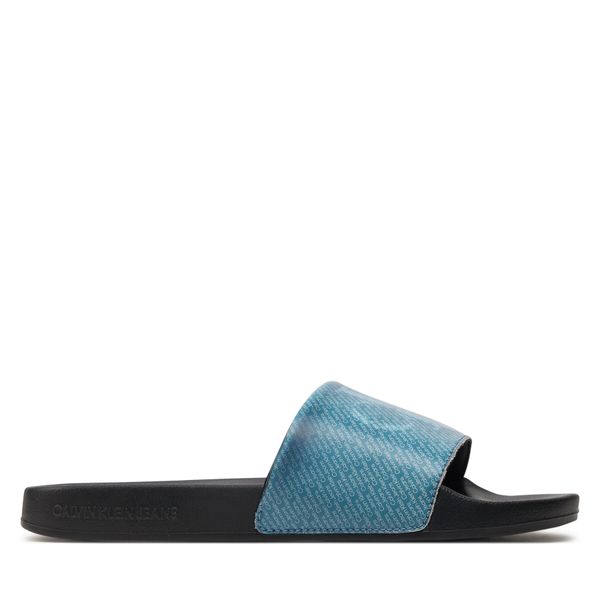 Calvin Klein Jeans Natikače Calvin Klein Jeans Slide Lenticular YM0YM00953 Plava