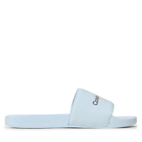 Calvin Klein Jeans Natikače Calvin Klein Jeans Slide Monogram Co YW0YW00103 Chambray Sky C1Q